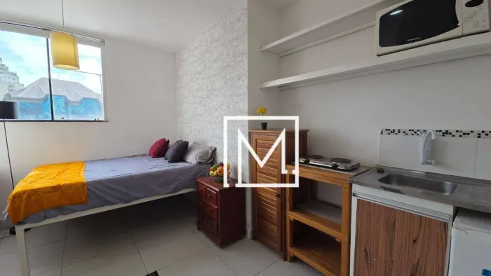Studio com 1 dormitório para alugar, 25 m² por R$ 2.113,00/mês - Mirandópolis - São Paulo/
