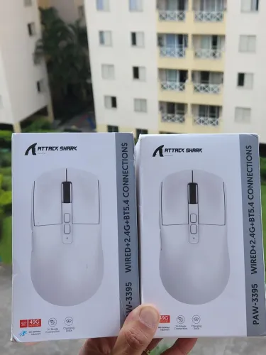 Mouse Attack Shark X6 Gamer NOVO