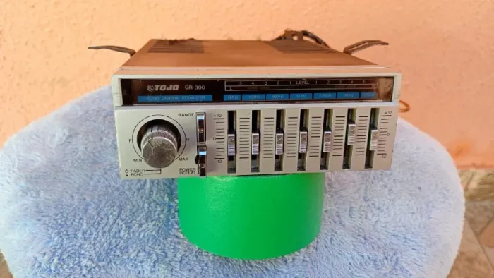 tojo gr 300 com camara de eco amplificador e equalizador muito raro novissimo