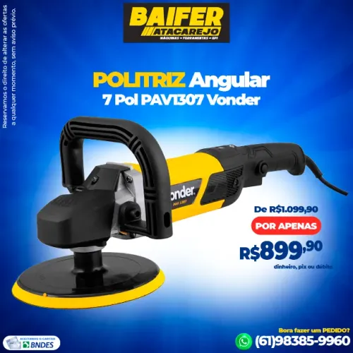 Politriz Angular 7 Pol PAV1307 Vonder