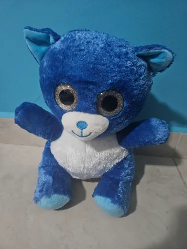 URSO azul de pelúcia