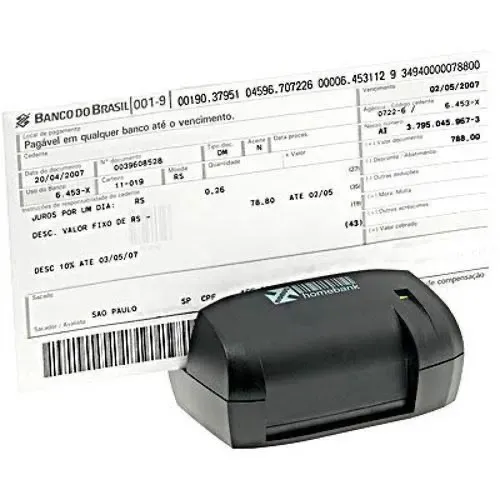 Leitor de Boleto e Cheques - Nonus Homebank USB