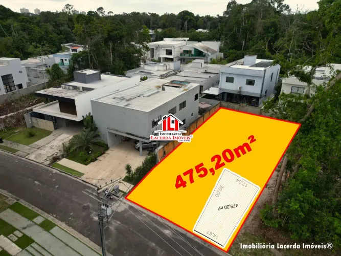Terreno no Alphaville Manaus 2 454m² Desmatado, Ponta Negra