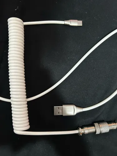 Cabo coiled pra teclado
