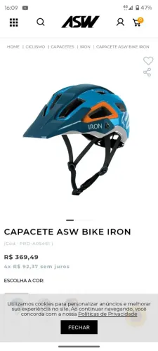 Capacete bike asw