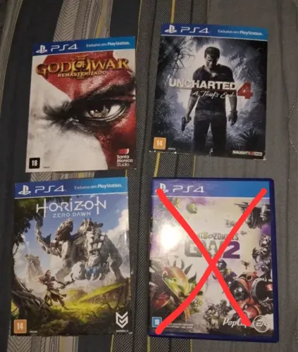 Desapego 4 jogos PS4