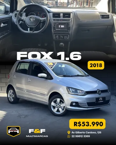 Volkswagen Fox Comfortline 1.6 Flex 8V 5P 2018