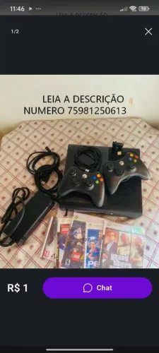 Xbox 360 super slim com defeito