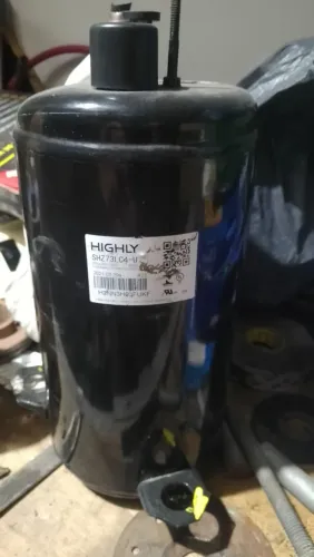 Compressor 22 BTUs gás R22 novo