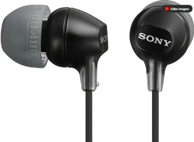 Fone de Ouvido Sony MDR EX-15 preto - Original