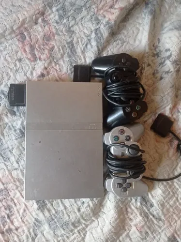 PS2 slim prata 