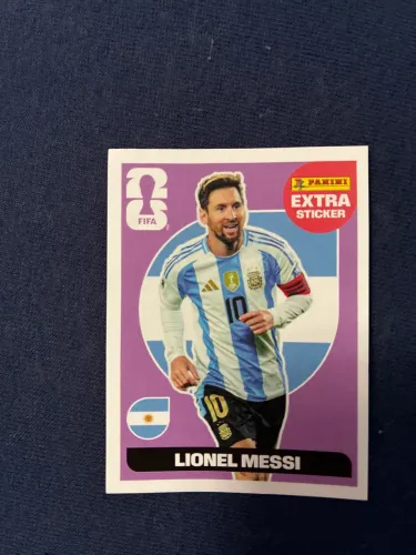 Figurinha da copa Messi