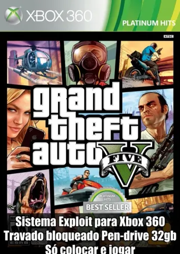Jogo Xbox 360 Gta 5