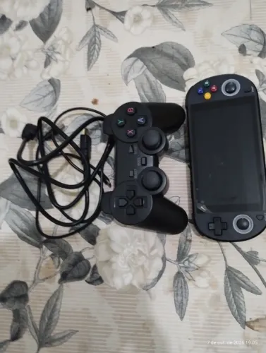 Vídeo game retrô+ joystick novo.
