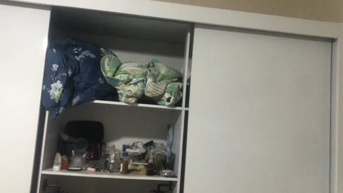Guarda-roupa de 3 portas com espelho
