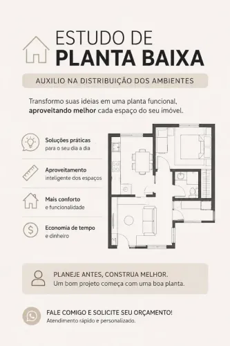 ARQUITETO - PLANTA BAIXA - ONLINE PARA TODO O BRASIL