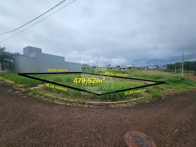 Terreno pronto para construir a venda, 479m² Jardim Munique, Maringá PR - Documentação OK