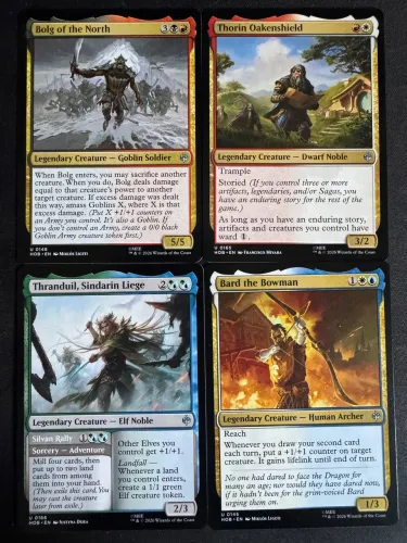 5 decks temáticos O Hobbit