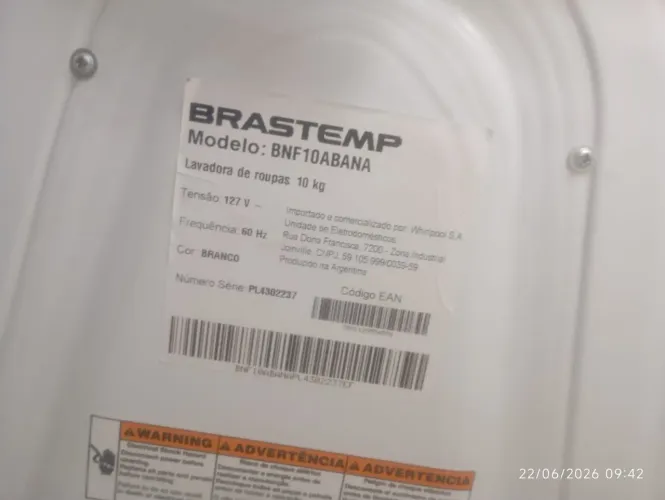 Lavadoura Brastemp 