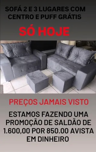 Sofá 2 e 3 lugares 