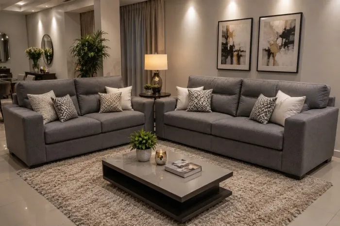 Conjunto de sofa 2 e 3 lugares