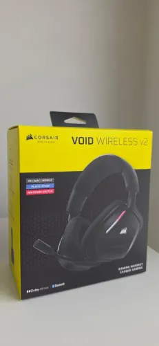 Headset Corsair Wireless V2 Original Lacrado - Gamer Sem Fio