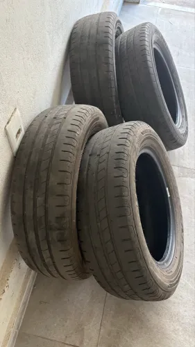 4 pneus 185 65R 15 Goodyear EFFICIENTGRIP usados por 400 reais