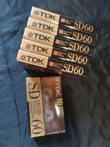KIT 6 FITAS K7 TDK SD60 LACRADAS