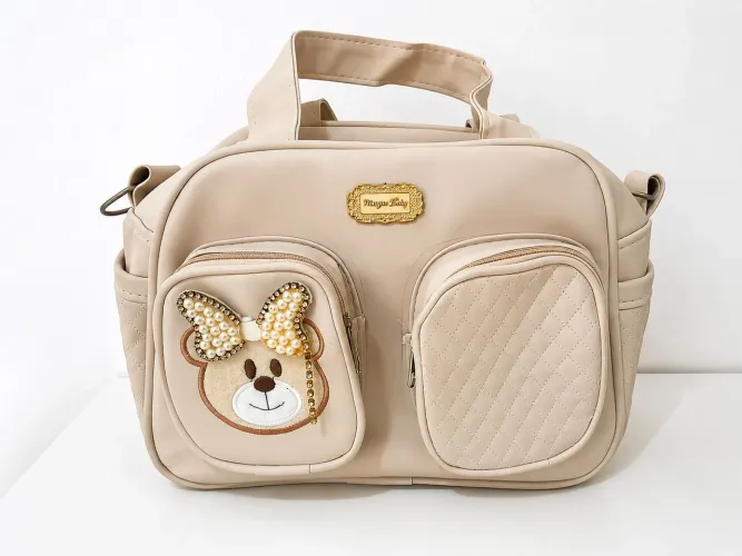 Bolsa Maternidade Muge Baby Bege - R$ 50<br>Bolsa Maternidade Tip Top for Babies - R$ 100