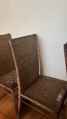 Cadeira Ferro e Vime Recuperar 