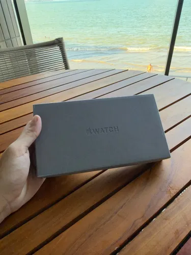 Apple Watch Ultra 3 49mm Titânio Preto - Seminovo, pouquíssimo uso
