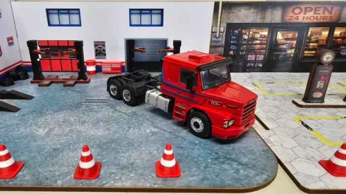 Miniatura Scania 113h Vermelha Brclassics 1 64