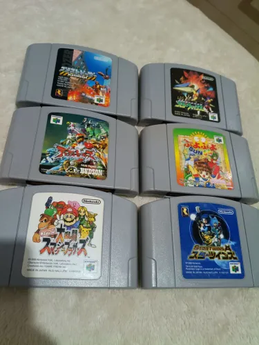 Lote Cartuchos Nintendo 64 Original Japonês