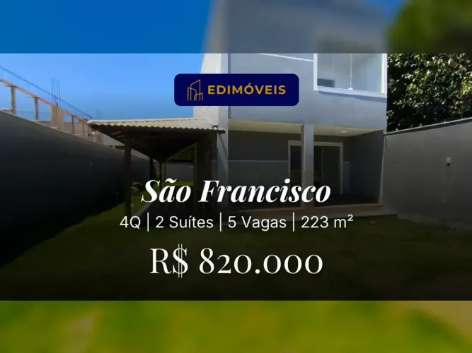 Seu Refúgio em São Francisco: Casa Nova com Área Gourmet e Total Privacidade