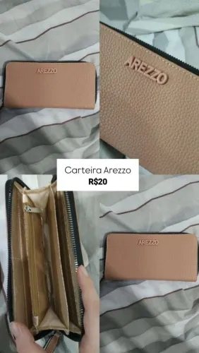 Carteira da Arezzo feminina 