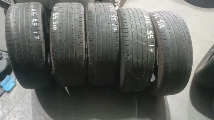 5 pneus aro 17 215/55