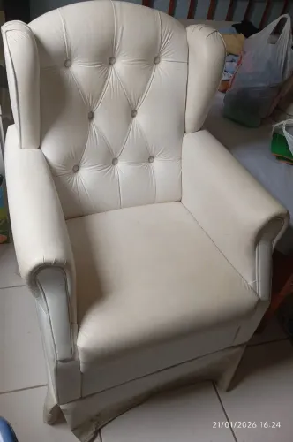 Poltrona de amamentação Balanço + puff