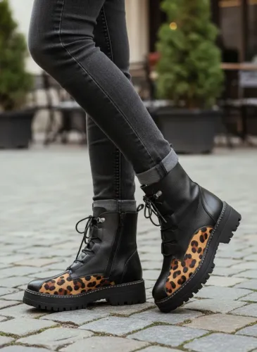 Bota coturno sola tratorada couro torricella 