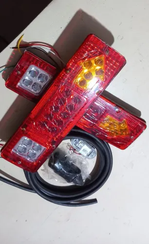 Kit elétrico led carretinha reboque treiler