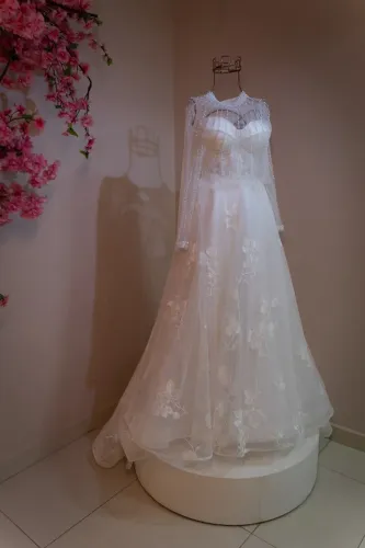 VESTIDO DE NOIVA - VESTIDO LAÇOS