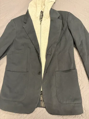 BLAZER JAQUETA PRETO CINZA