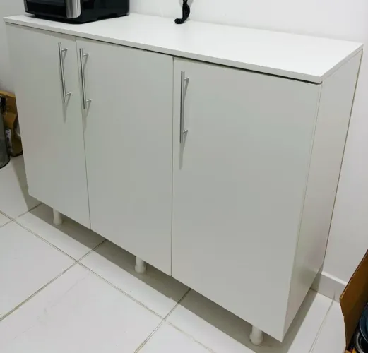 Armário de cozinha branco 3 portas | Excelente Estado