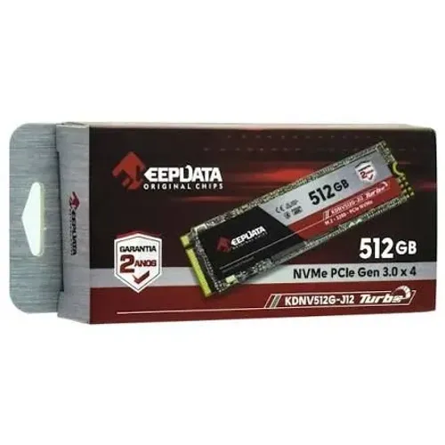 ? SSD NVMe Keepdata 512GB - NOVO, NUNCA UTILIZADO