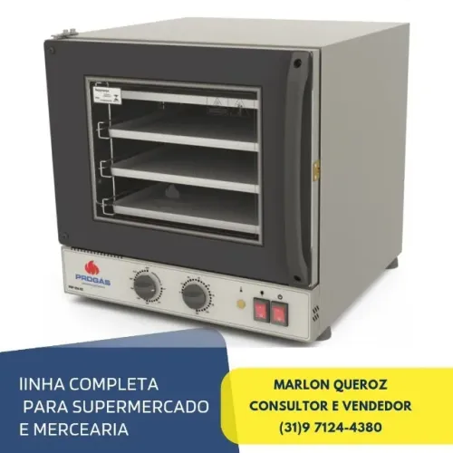Forno Turbo Elétrico Fast Oven Progás
