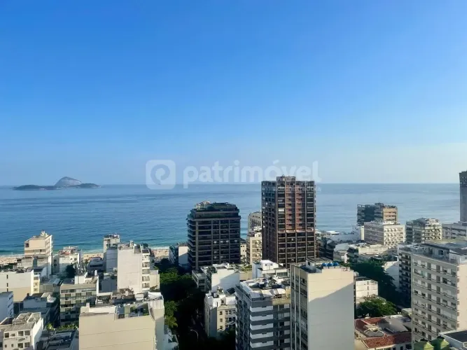 Apartamento com 1 dormitório para alugar, 52 m² por R$ 11.000,00/mês - Leblon - Rio de Jan