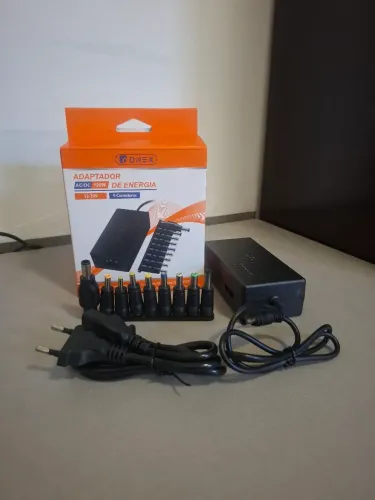 Fonte Carregador Universal Notebook<br>120w 12-24v <br>9 Conectores<br><br>R$30,00