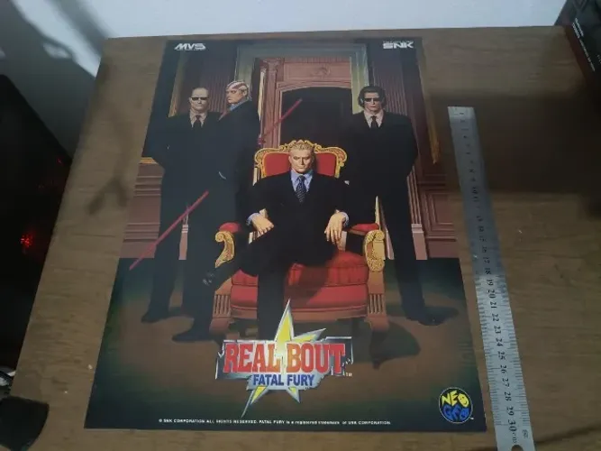 Material de divulgação original Real Bout: Fatal Fury (1995)