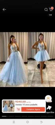 Vestido de Festa/ Formatura/ Casamento/ 15 anos