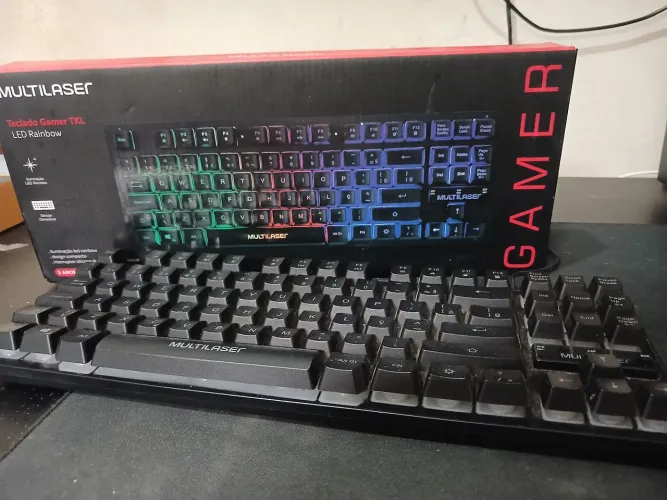 Teclado semi mecânico Multilaser