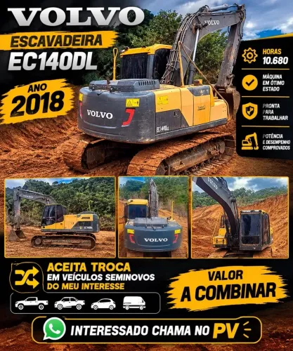 Escavadeira volvo 140 d